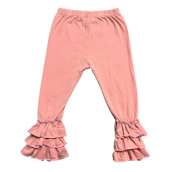 Royal Roe 3T Pink Tiered Ruffle Pants - Picture 6 of 6